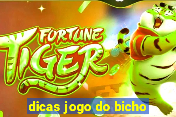 dicas jogo do bicho